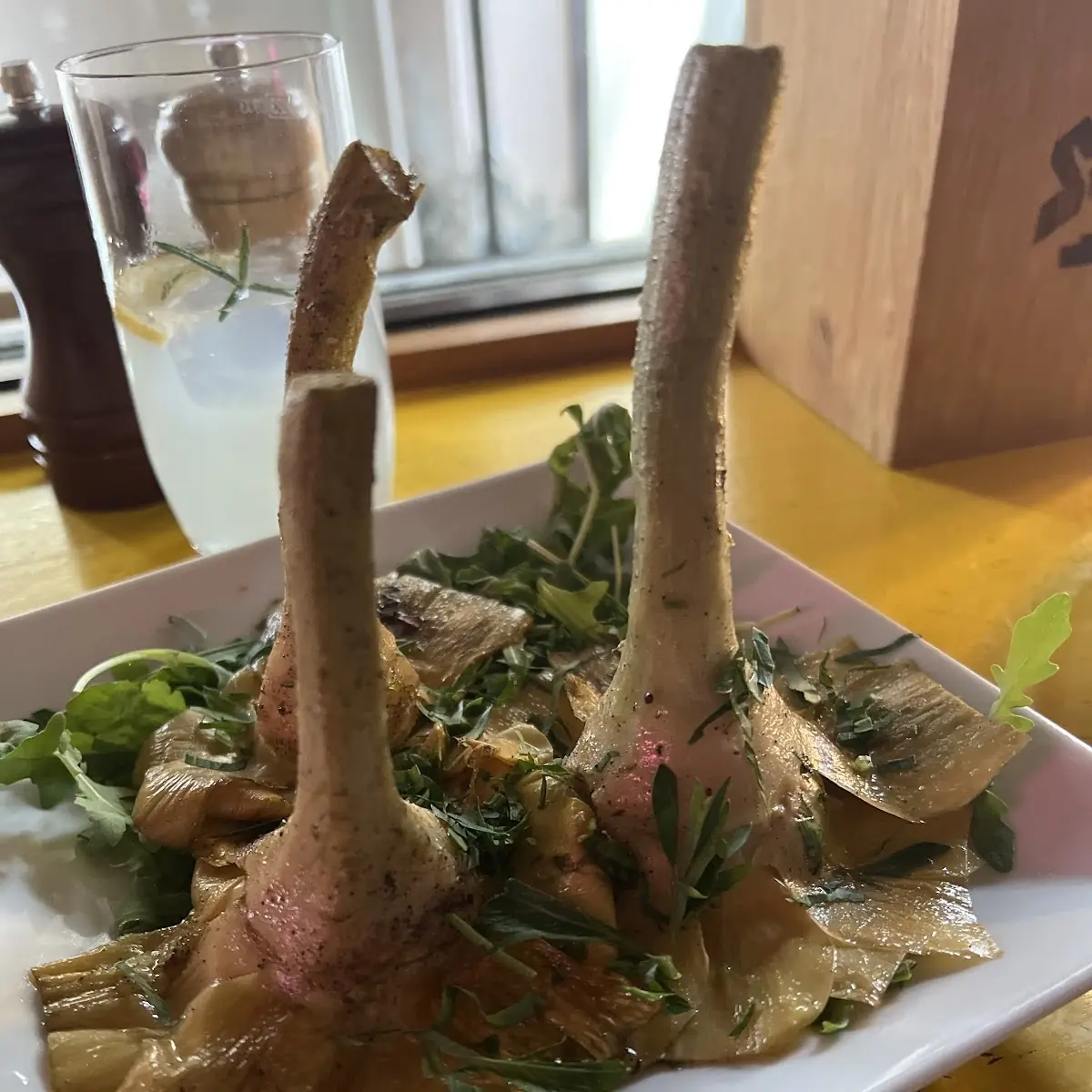 Carciofi Grigliati E Limone Vegan