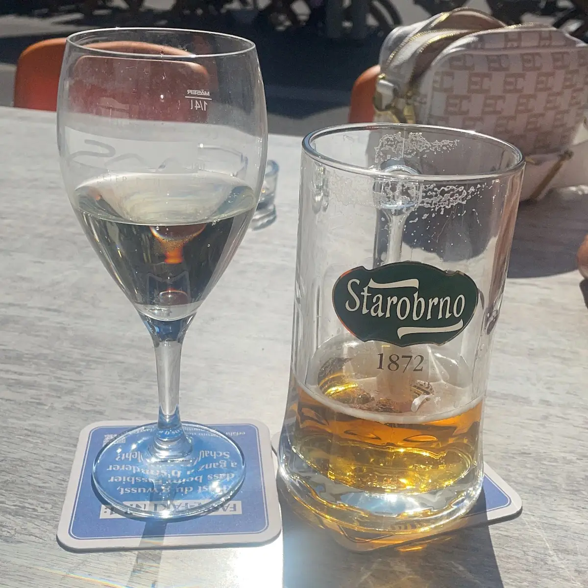 Weisse Mischung Und Ein Staro Bier