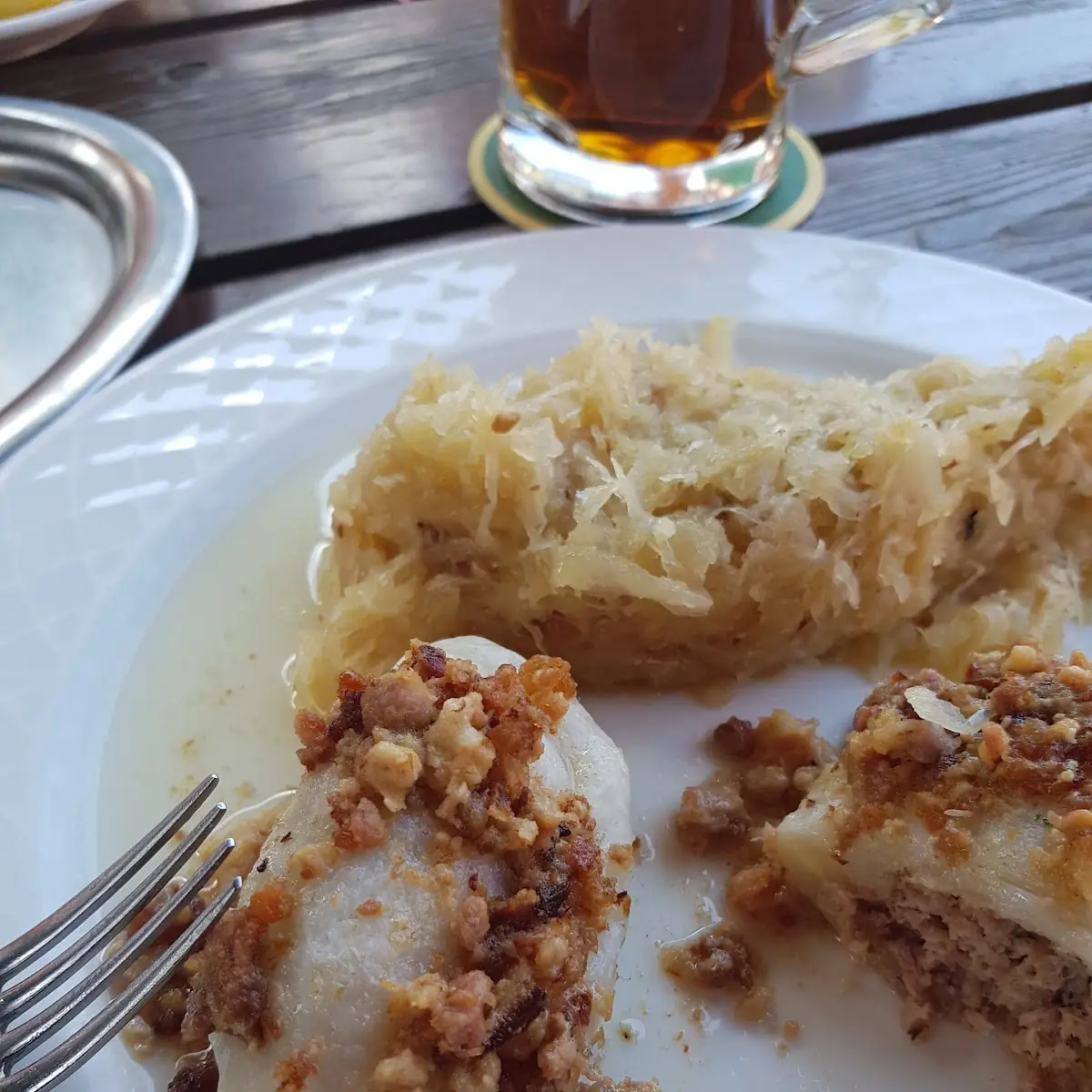 Fleischnudel Mit Sauerkraut