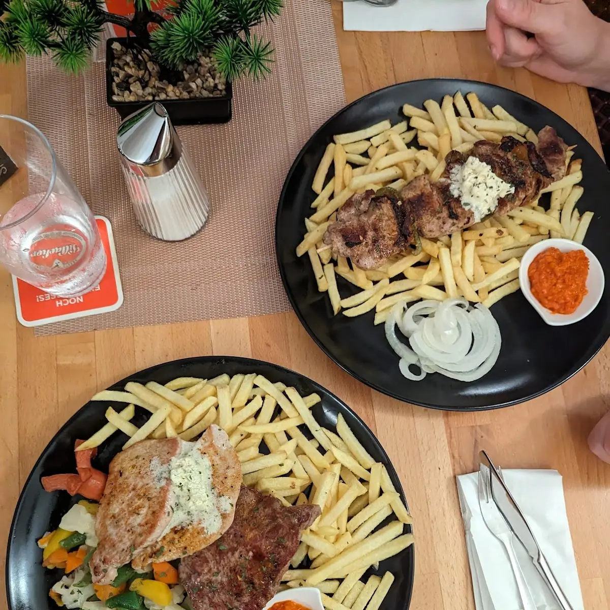 Grillteller& Fleischspieß
