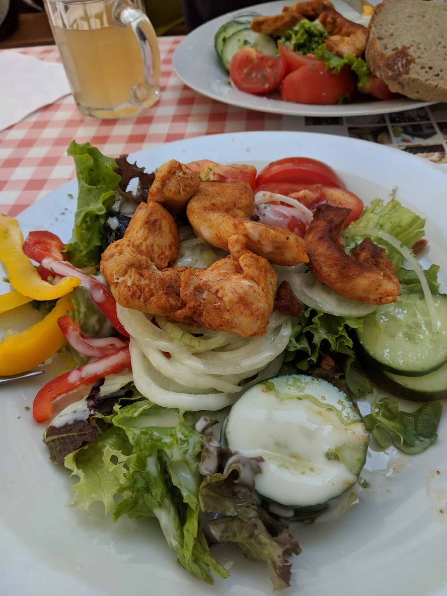 Salat Mit Hähnchenbrust