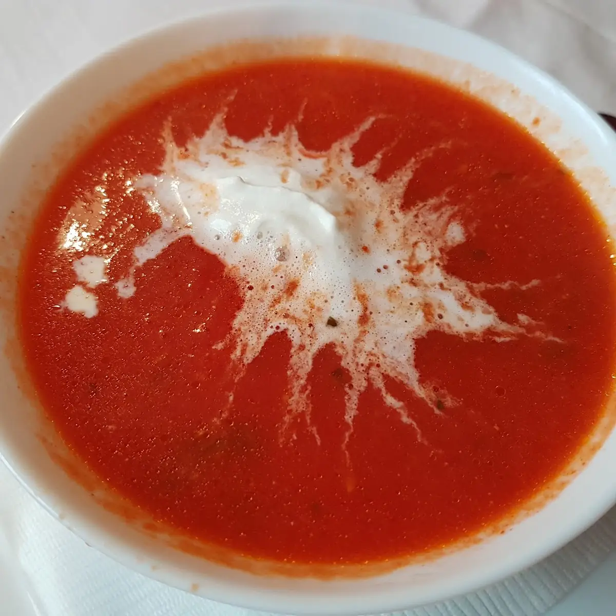 Italienische Tomatensuppe
