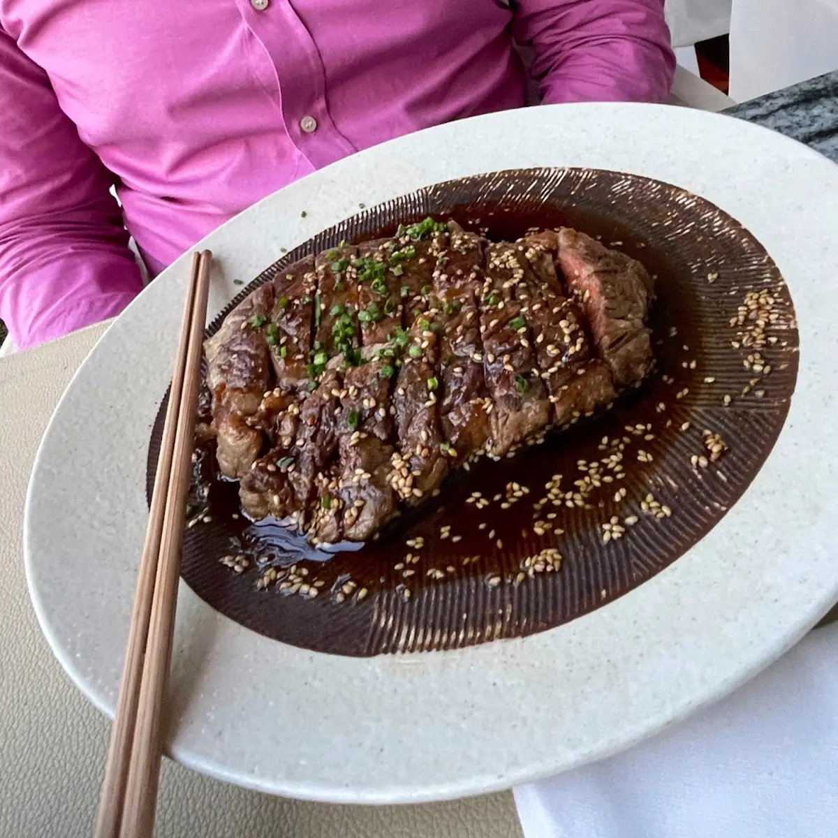 Mochi Style Rib Eye Steak