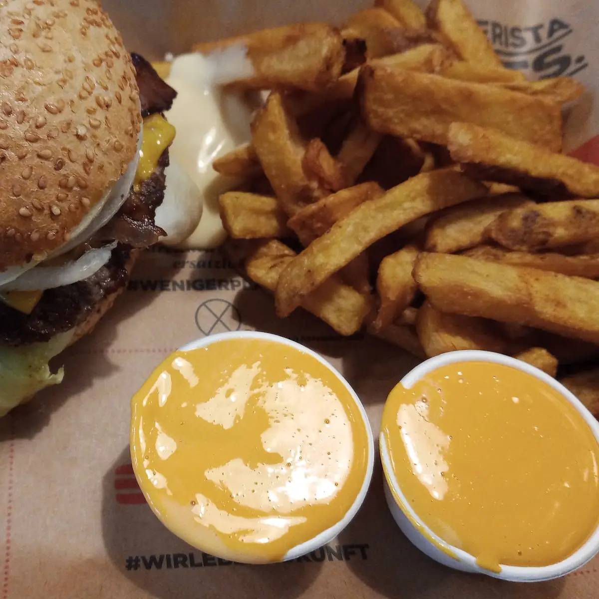 Classic Burger And Steak Pommes