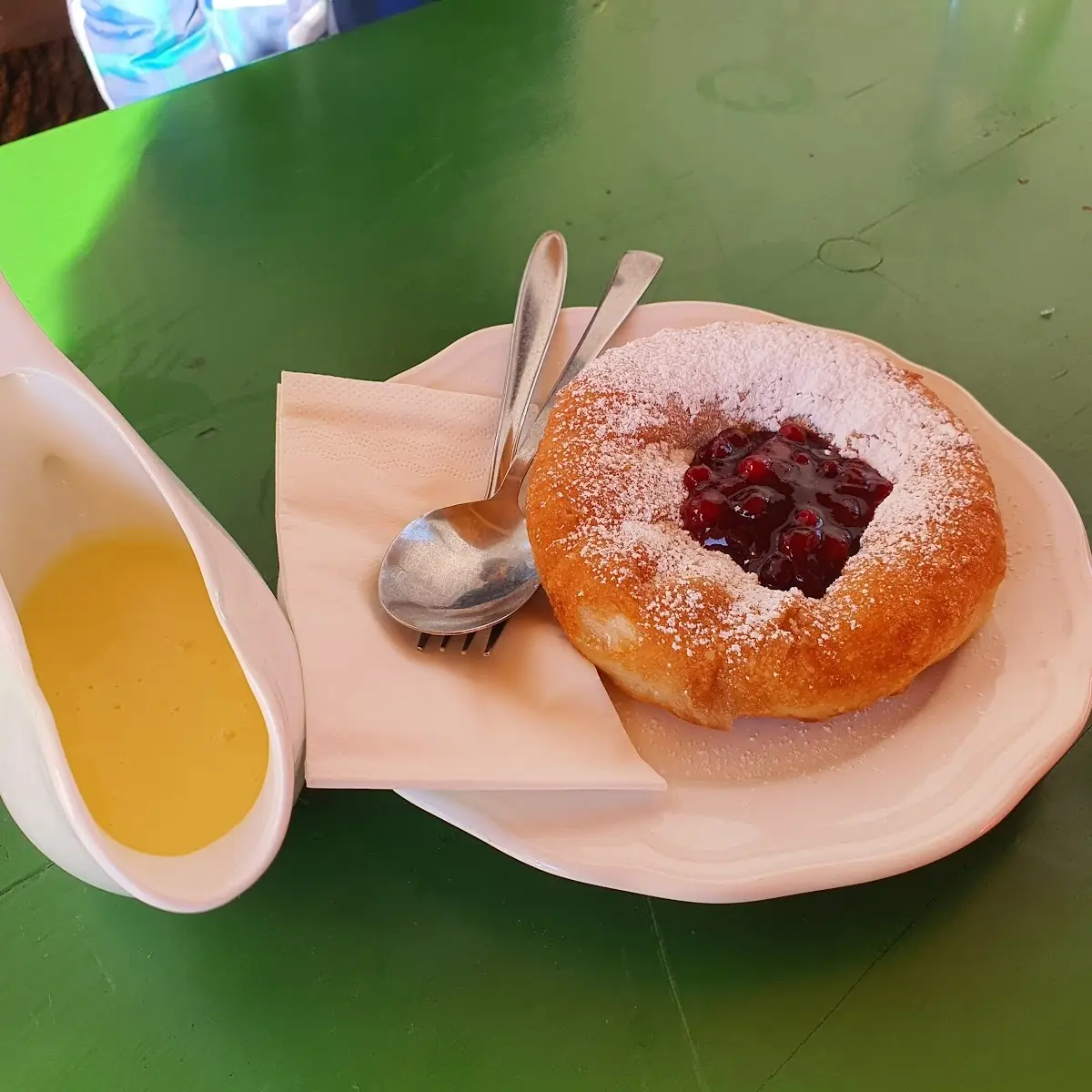 Bauernkrapfen Mit Vanillesauce