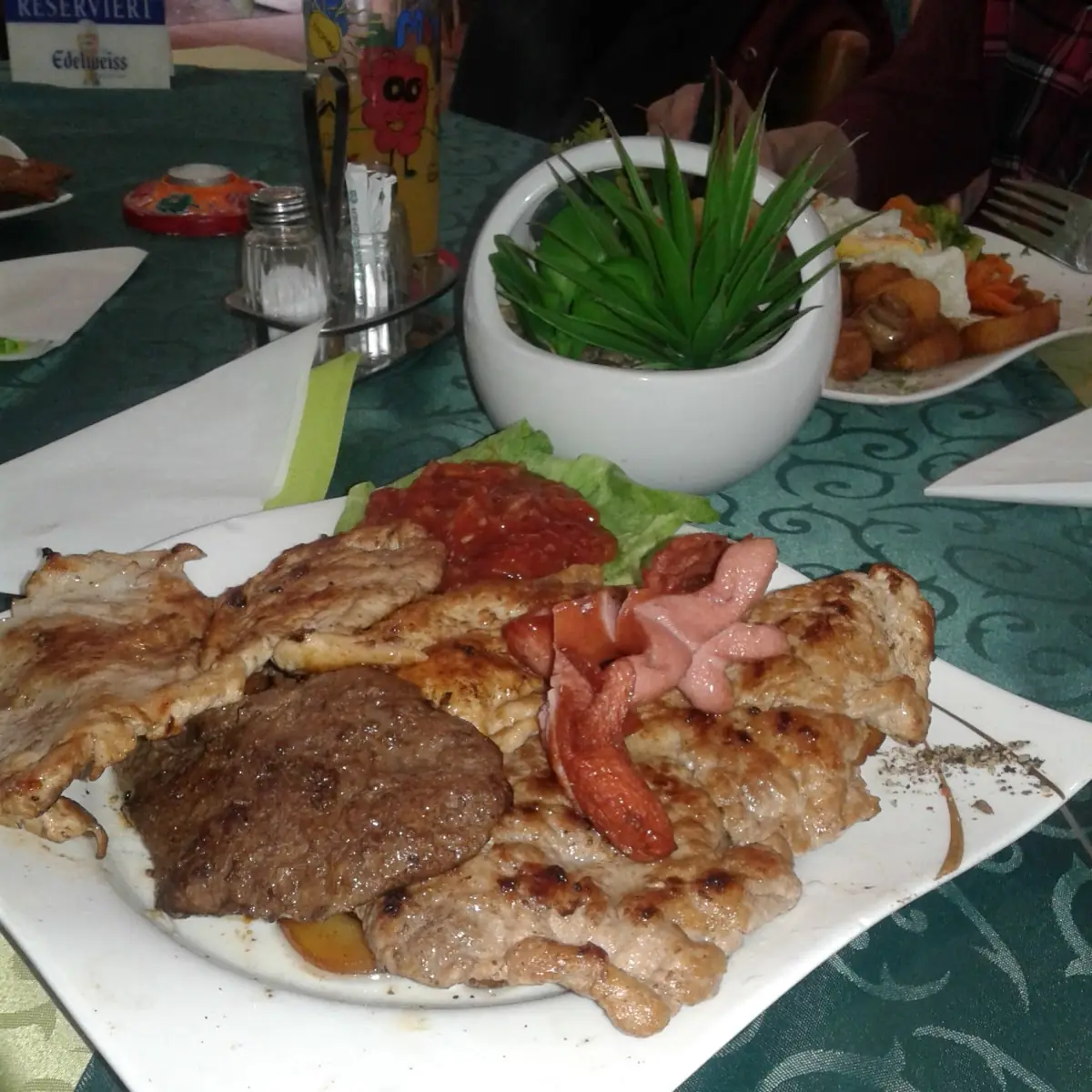 Ein Grillteller Vom Vida