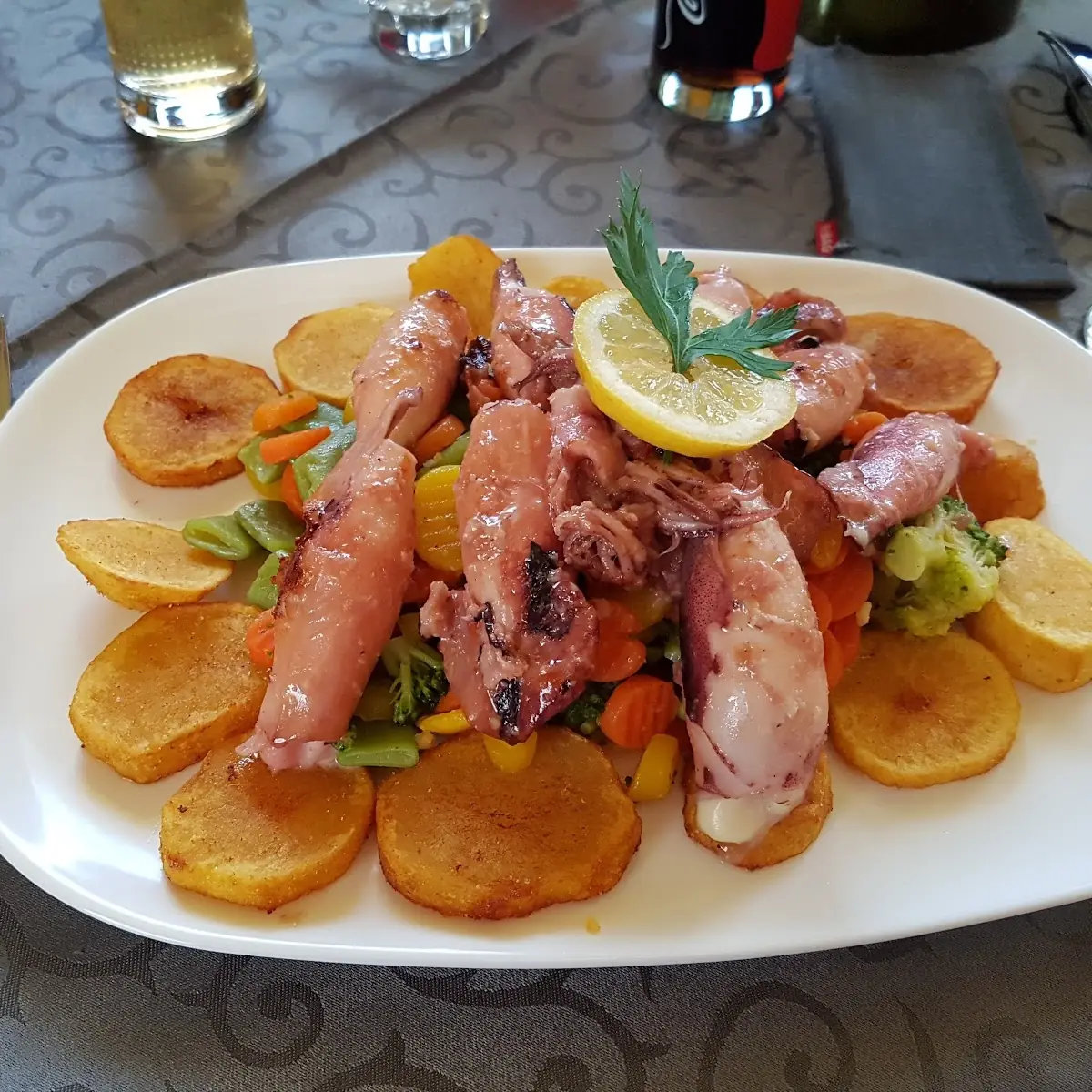 Gefüllte Calamari