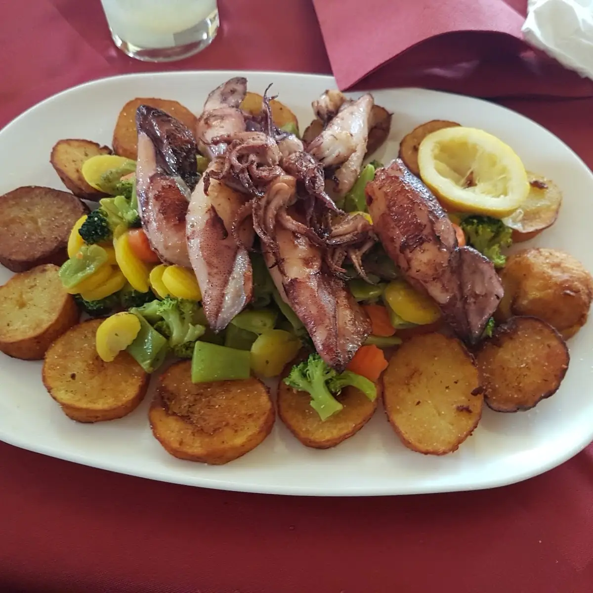 Gegrillte Calamari