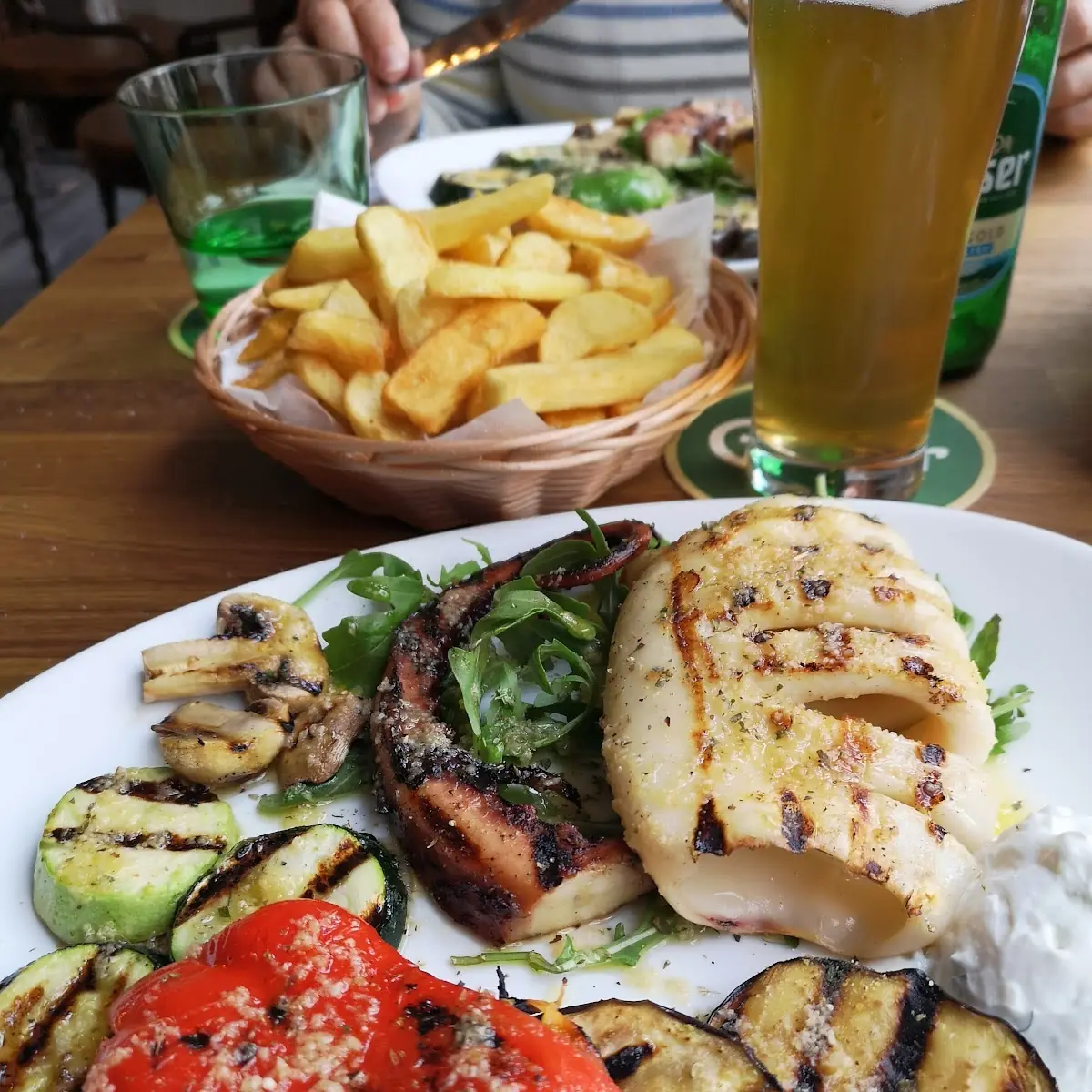 Octopus Und Calamari Fritti
