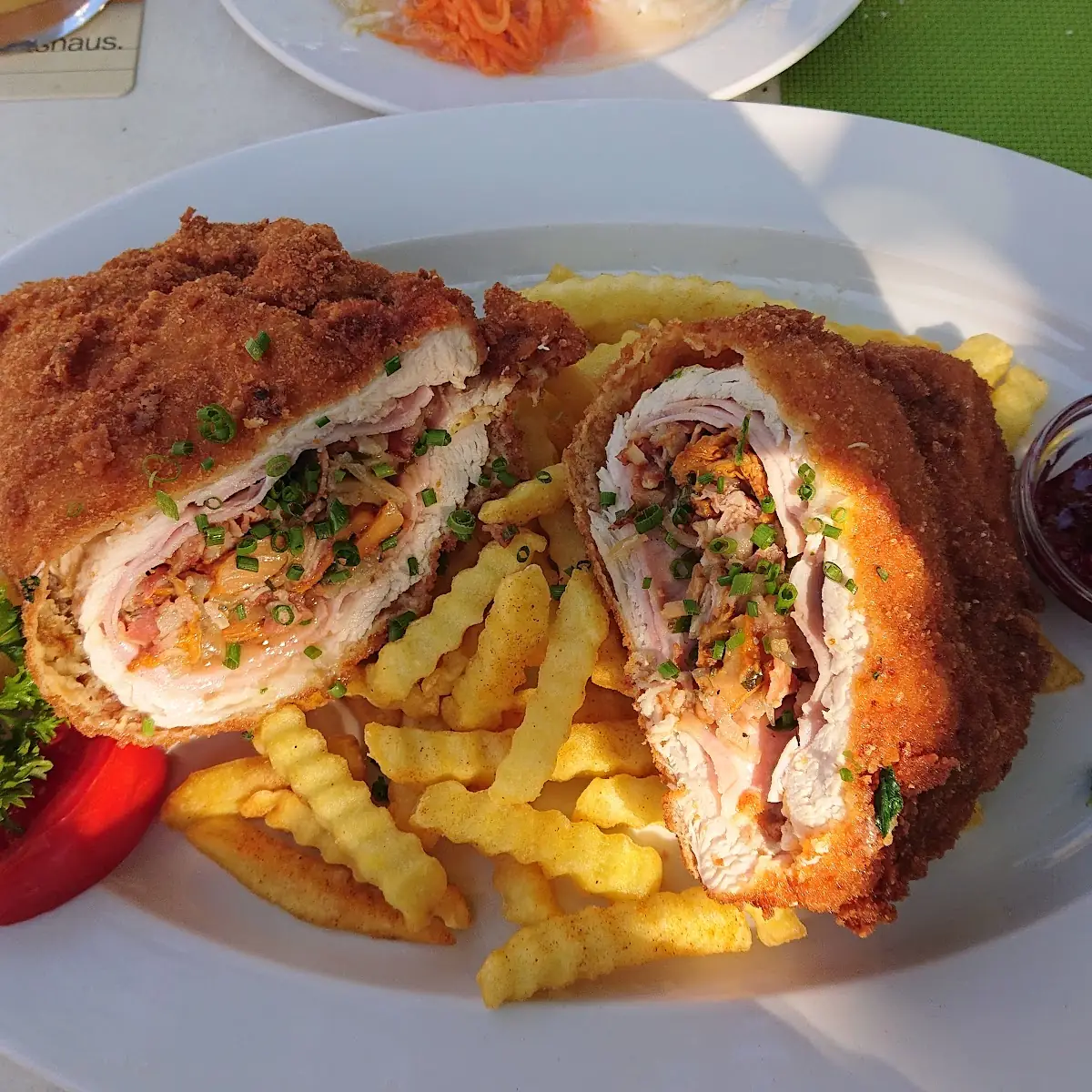 Cordon Bleu Gefüllt Mit Champignons