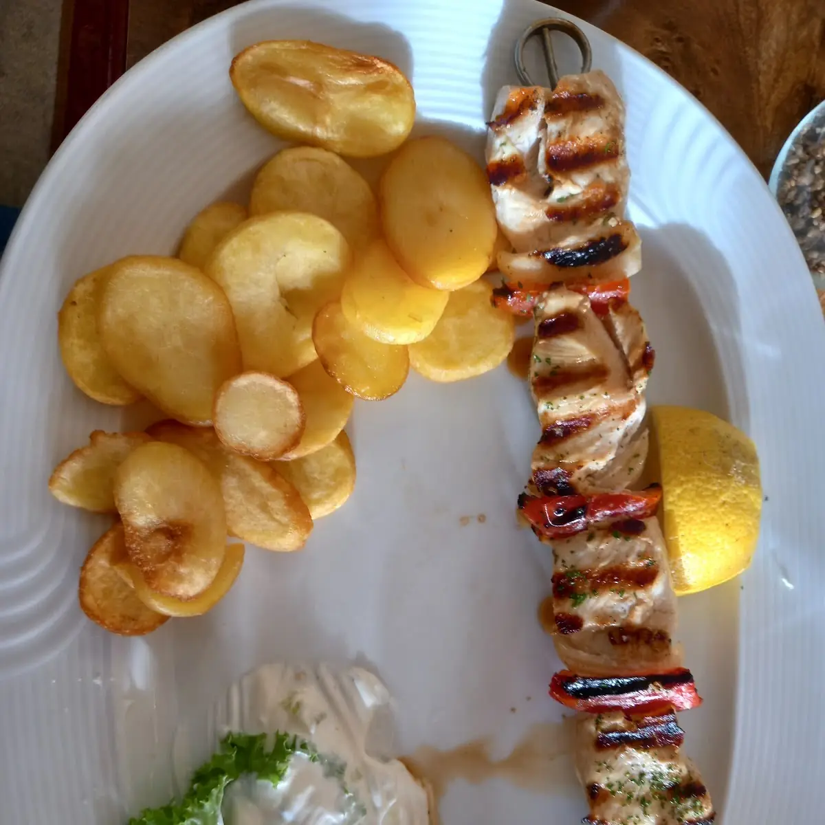 Hühnerspieß