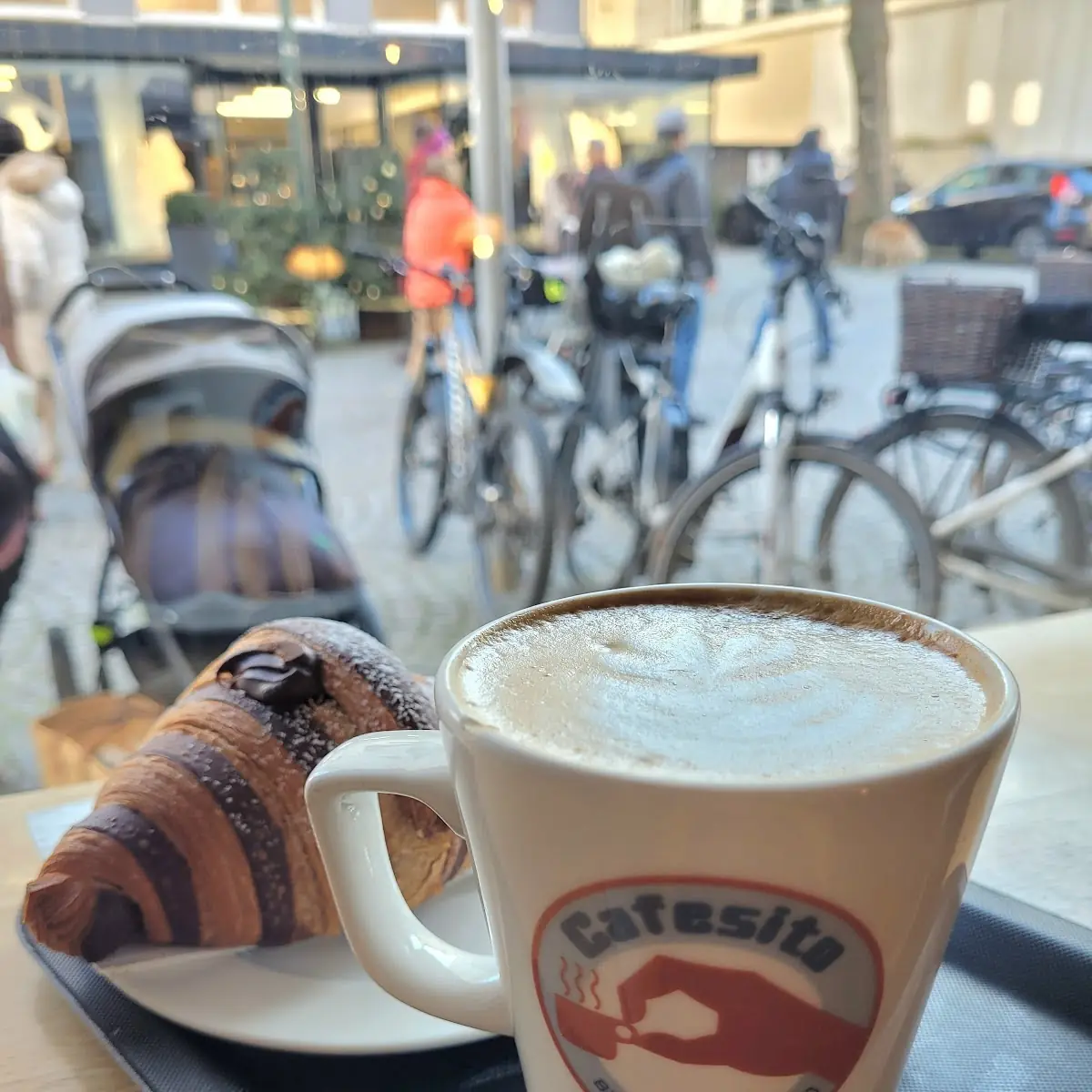 Schokolade Croissant