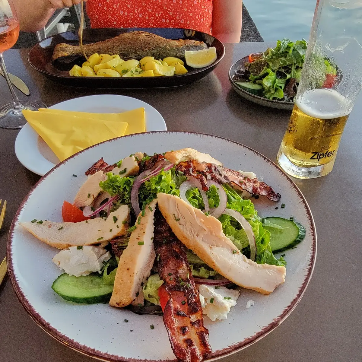 Salat Mit Huhnerbrust Und Speck