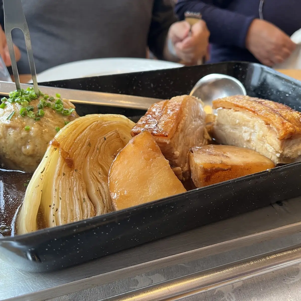 Roasted Pork with Dumpling & Cabbage