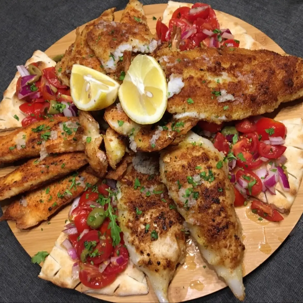 Fischplatte Für 2, Restaurant Rennbahnwirt