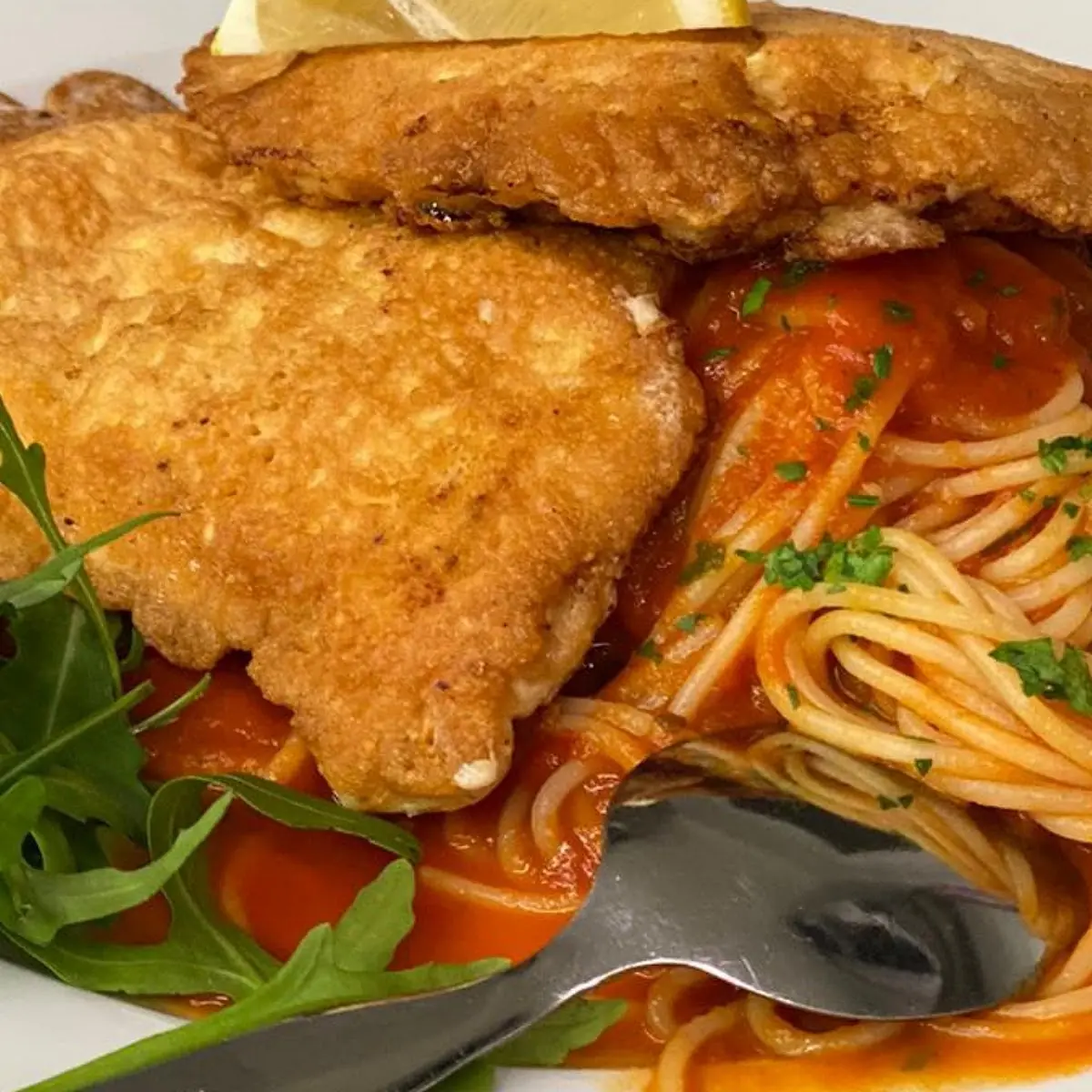 Piccata Alla Milanese A C G, Restaurant Rennbahnwirt