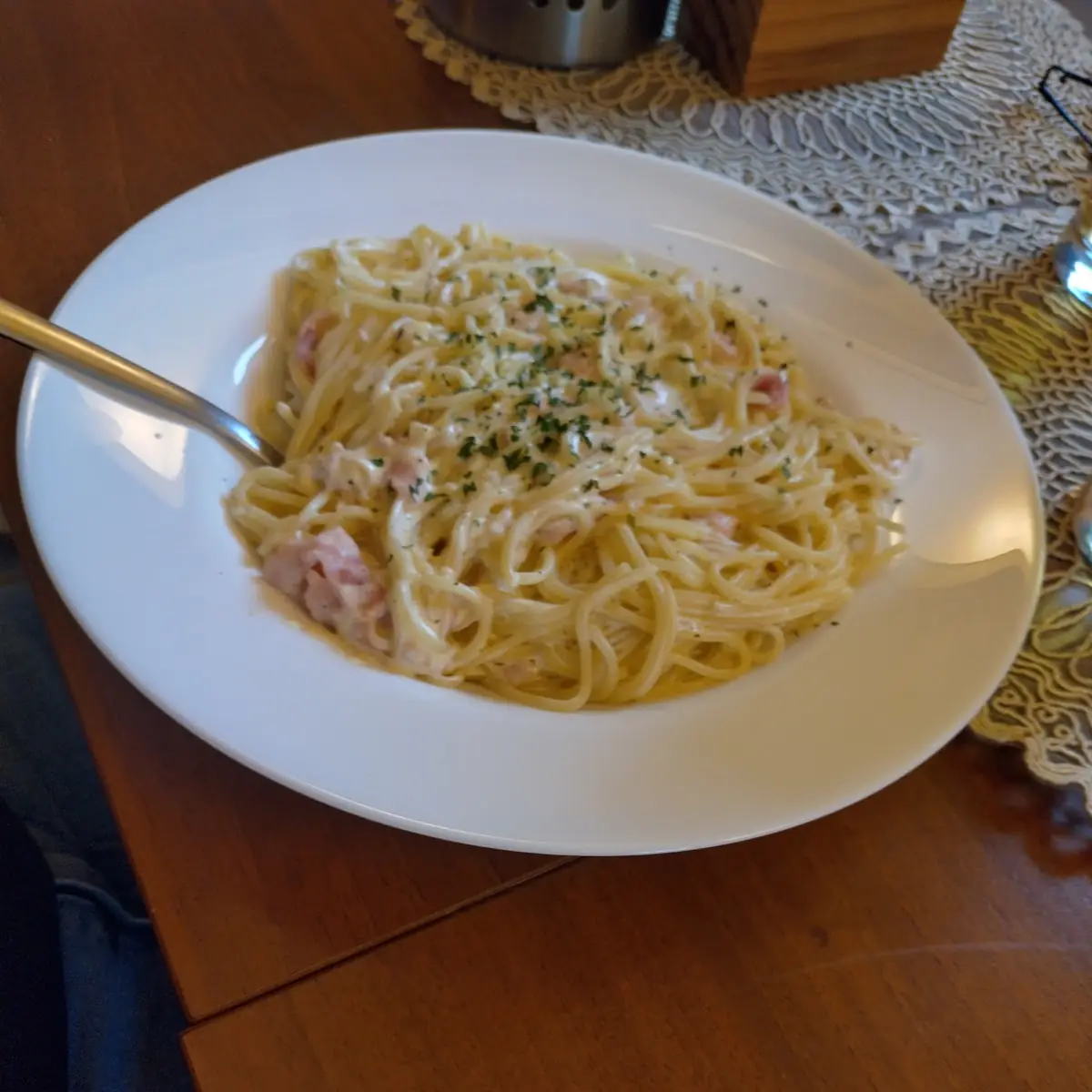 Tagliatelles Carbonara