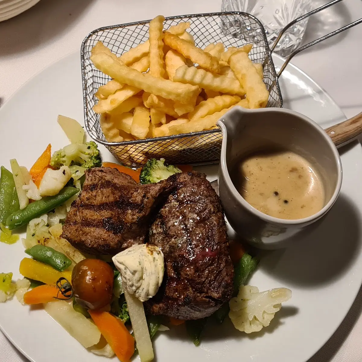 Hirschsteak