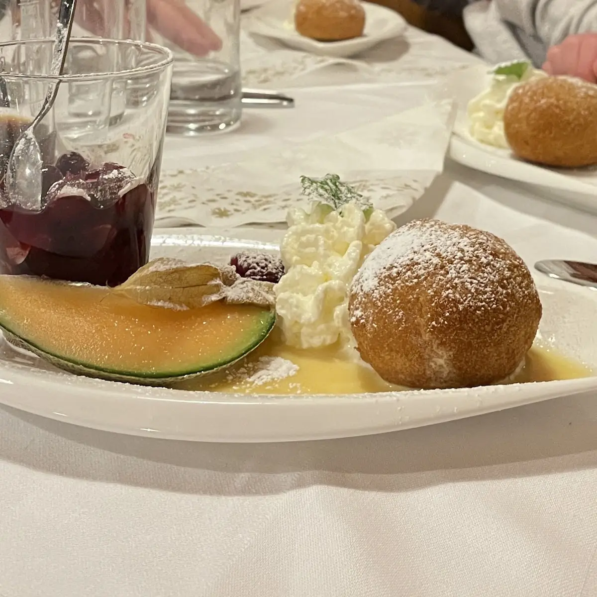 Frittiertes Eis