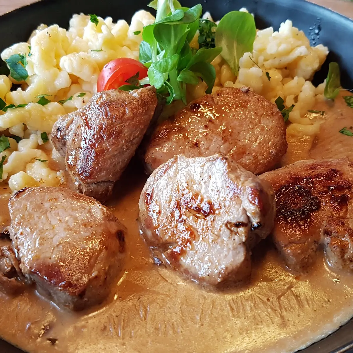 Filetpfanne Mit Späzle