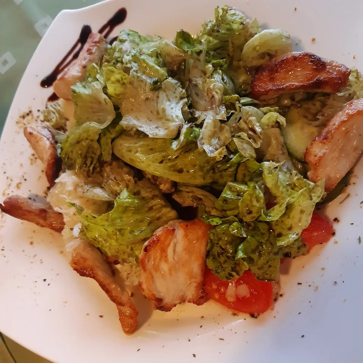 Backhendelsalat