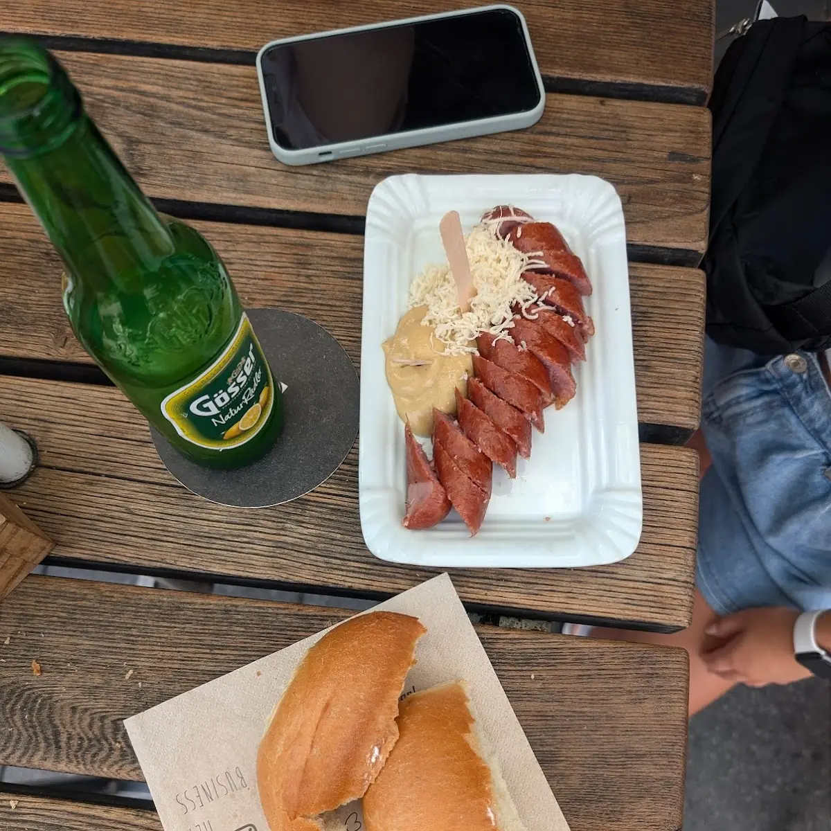 Krainer Mit Senf Und Kren Mustard And Horseradish