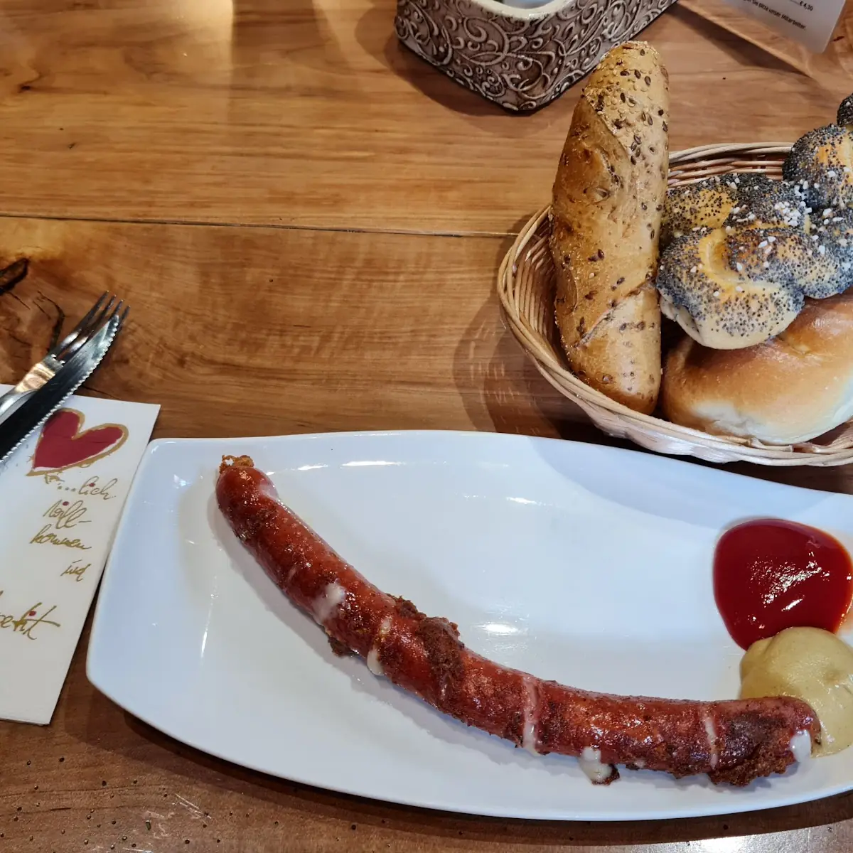 Hapi Papi Käsekrainer Mit Ketchup Und Senf