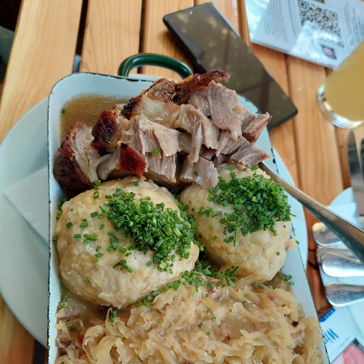 Schweinebraten Kraut Und Knödel