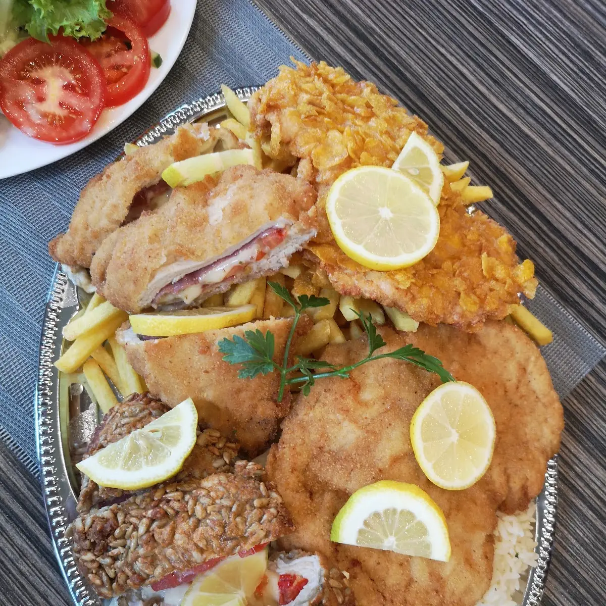 Schnitzelplatte