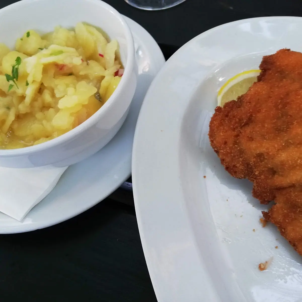 Schnitzel Mit Kartoffelsalat