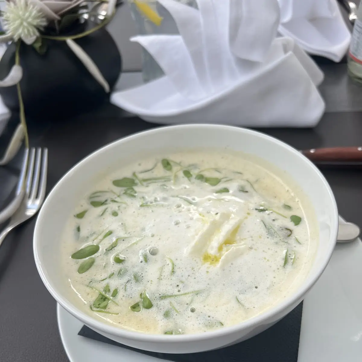 Edle Kartoffel Trüffel Suppe
