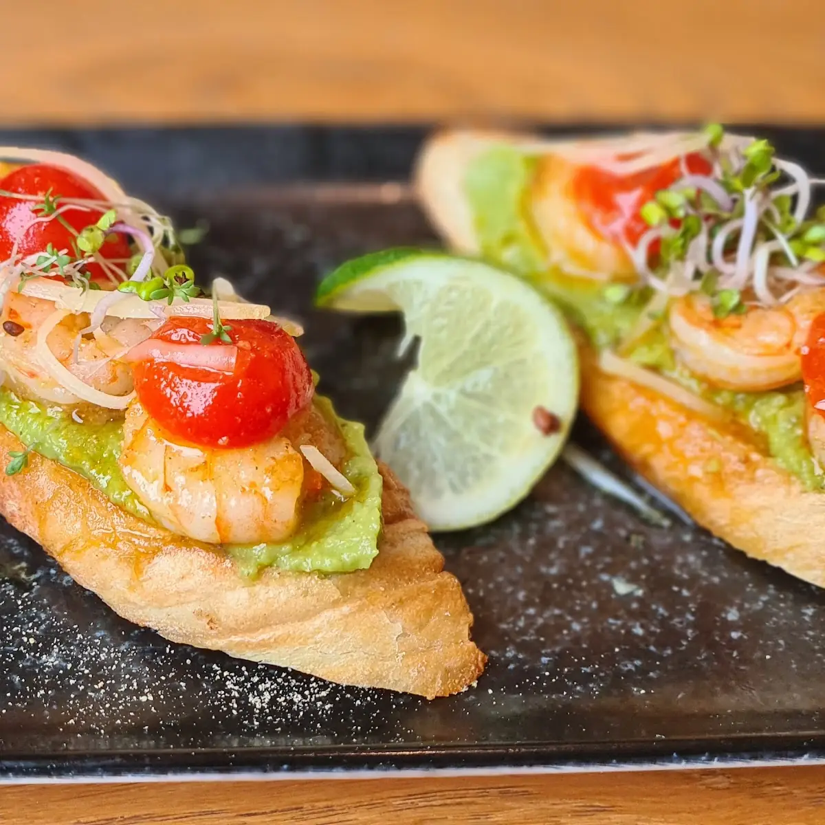 Bruscetta Mit Scampi