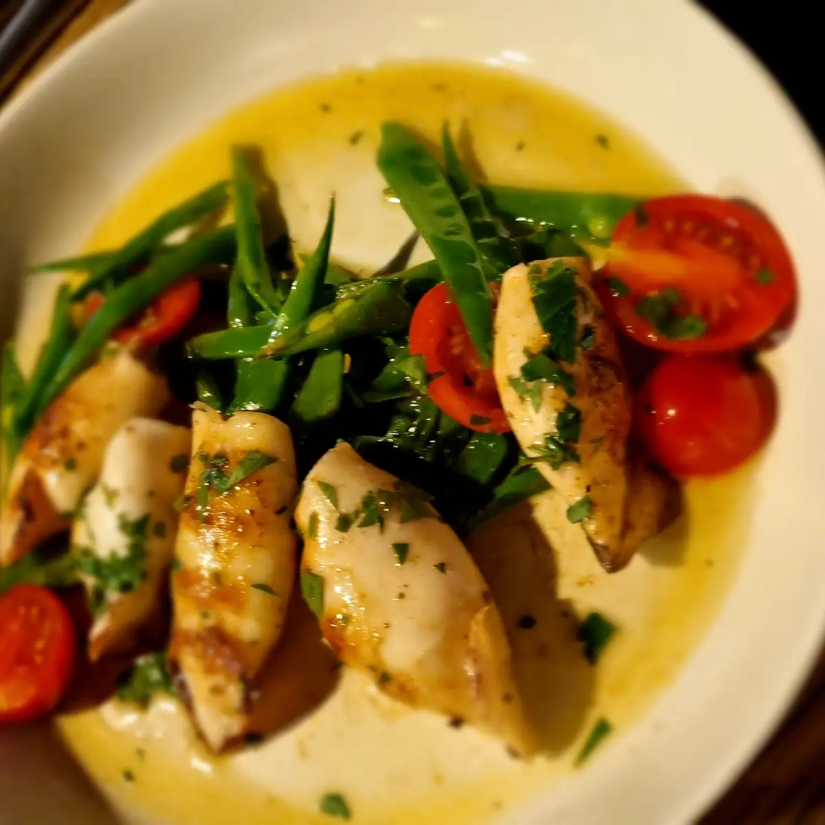 Gegrillte Calamari