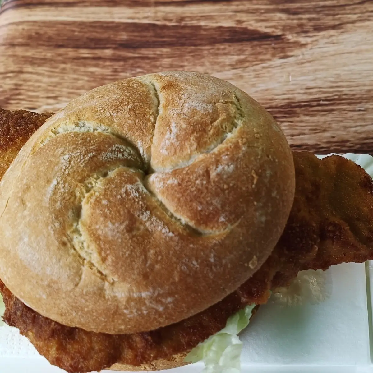 Schnitzelsemmel
