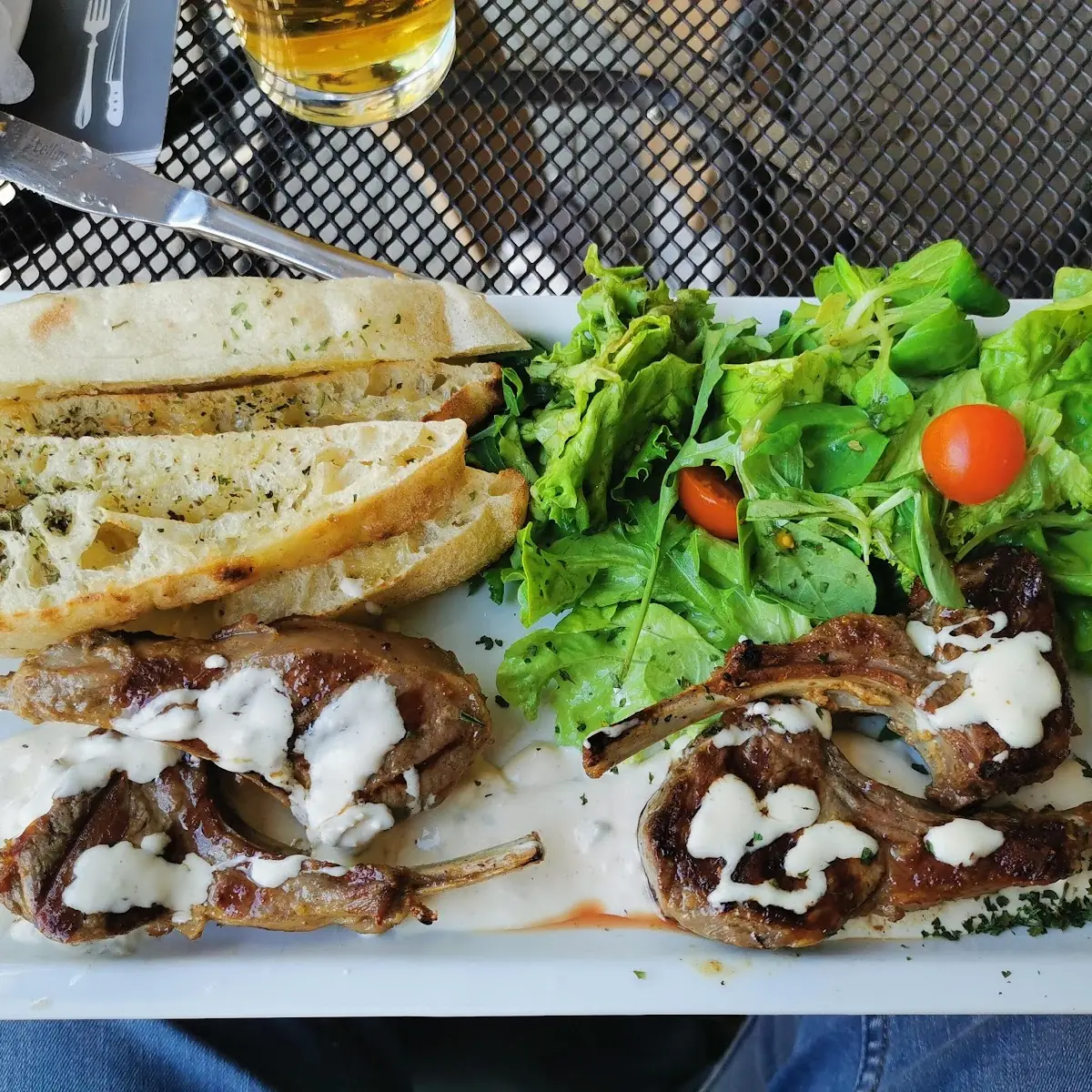 Lamm Mit Gorgonzolasauce