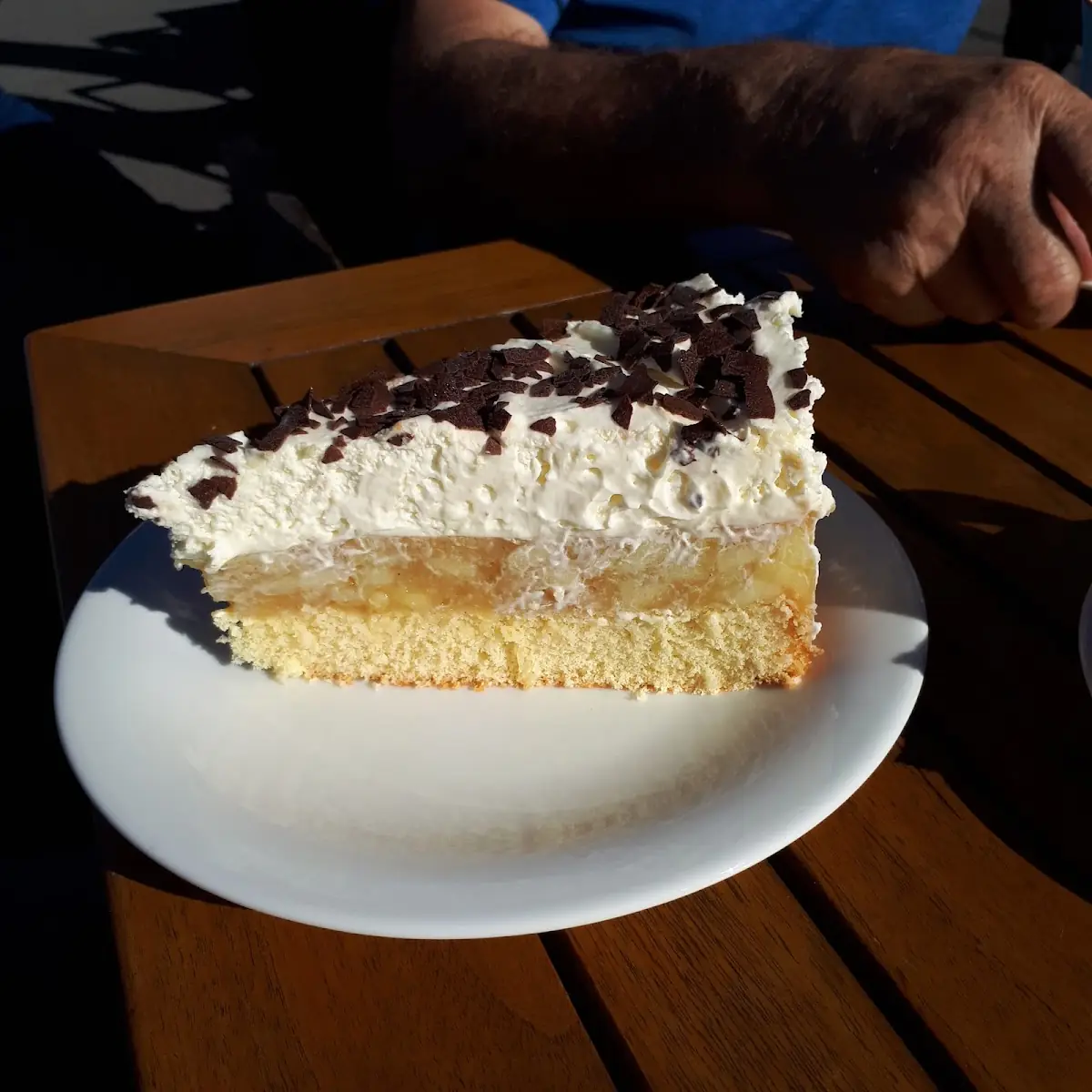 Sahne Apfel Kuchen