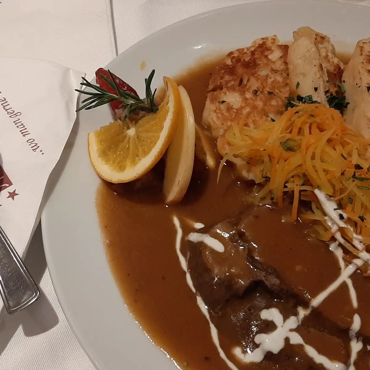 Wildschweinbraten