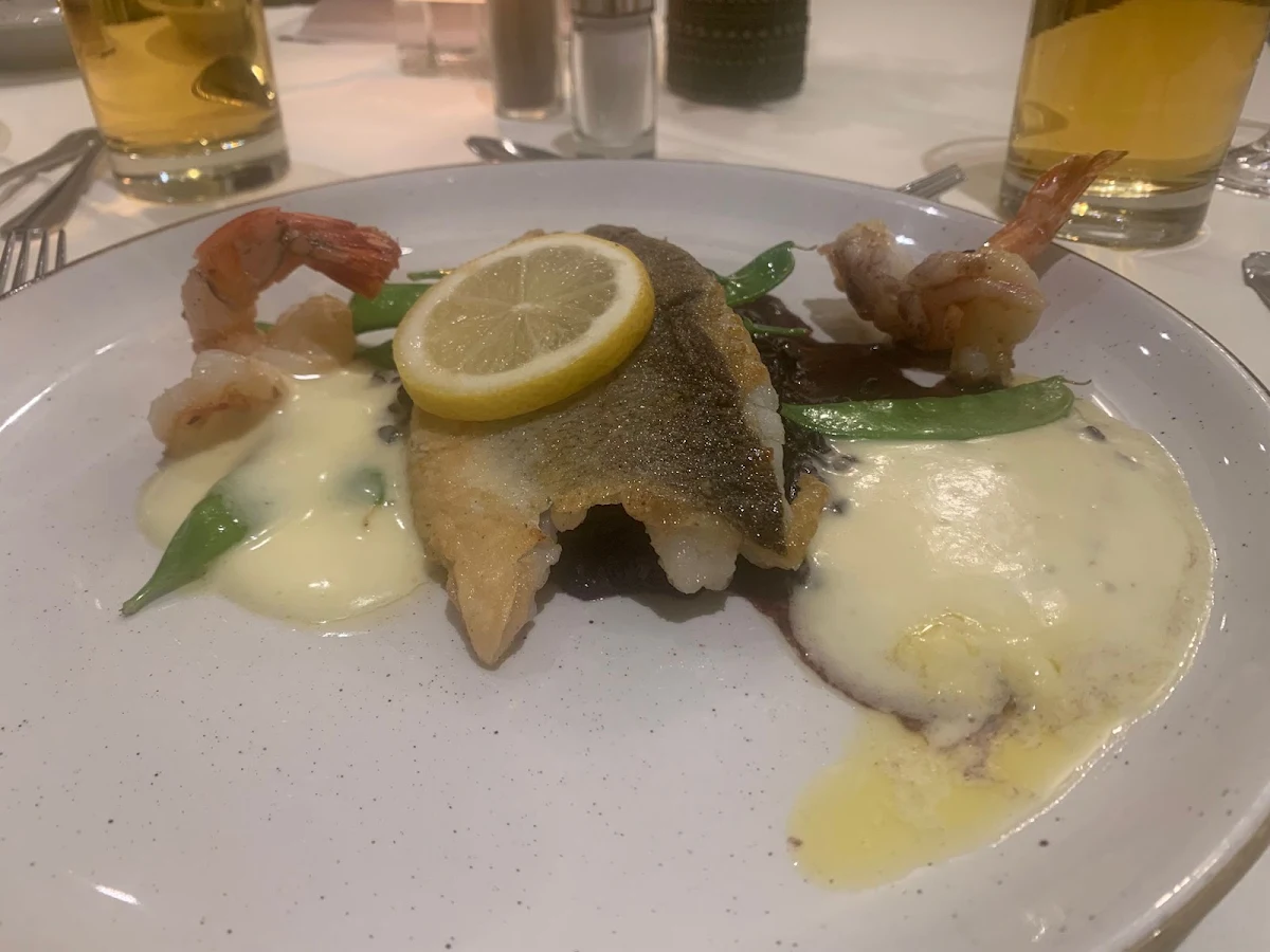 Fisch Auf Garnelen Tempura