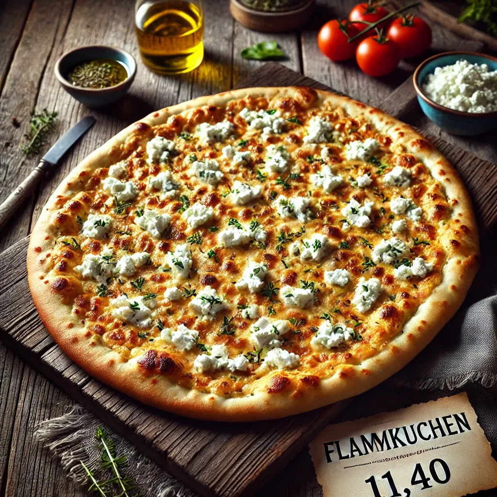 Flammkuchen Griechischer