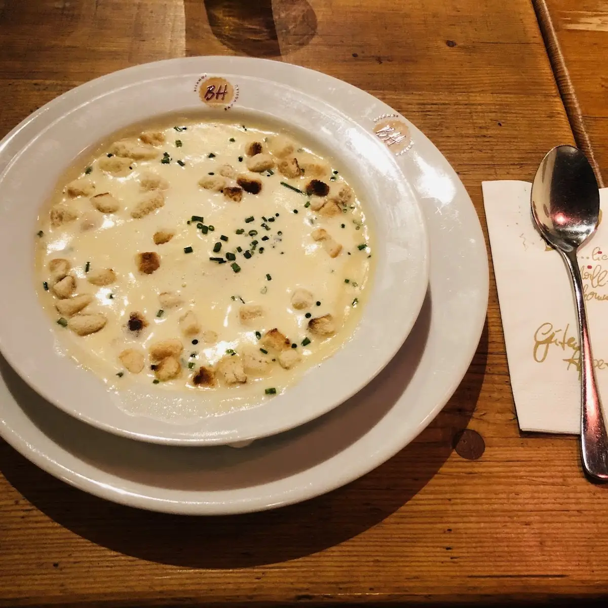 Knoblauchcremesuppe