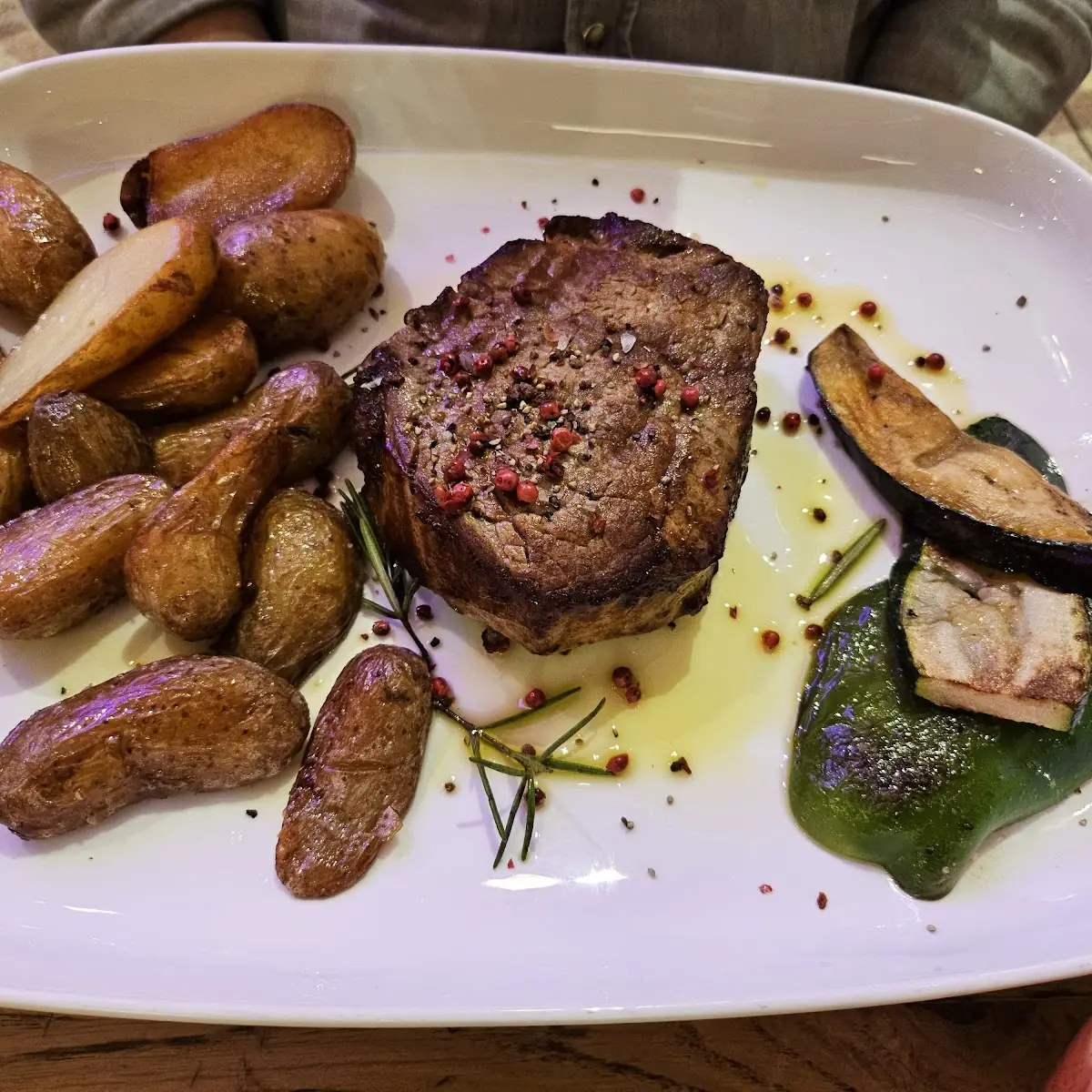Steak Mit Kartoffeln