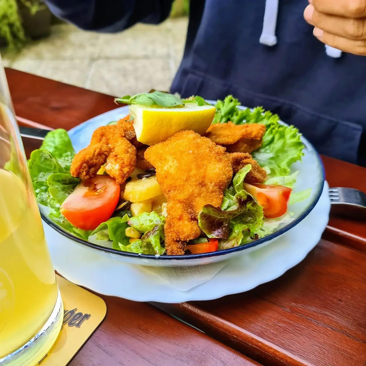 Backhendlsalat