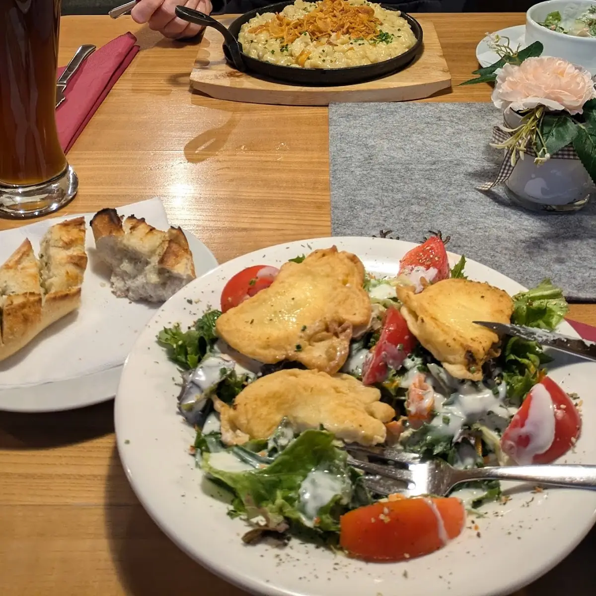 Achtal Wirt Salat, Restaurant Pizzeria Zum Achtal Wirt