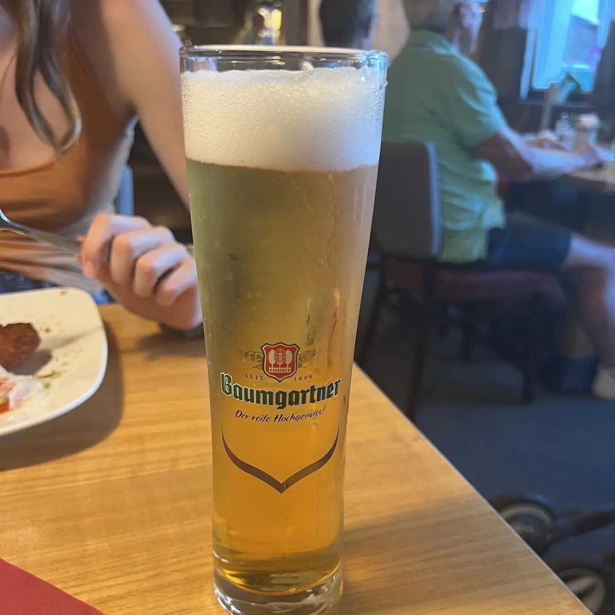 Bier, Restaurant Pizzeria Zum Achtal Wirt