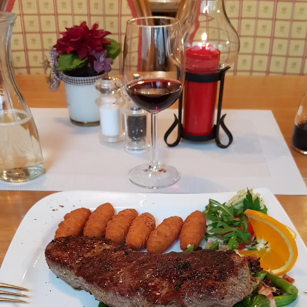 Rumpsteak, Restaurant Pizzeria Zum Achtal Wirt