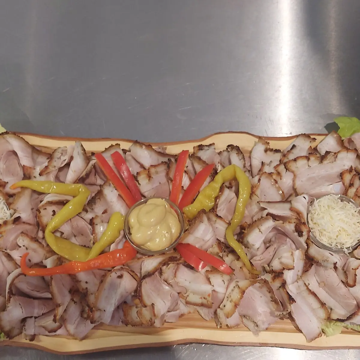 Schweinebraten Platte