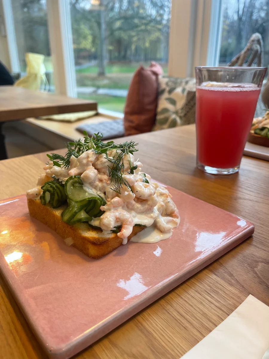 Brot Mit Shrimps