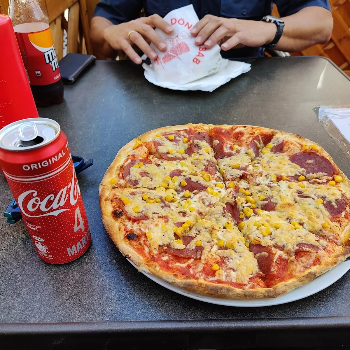 Pizza Salami Mit Mais