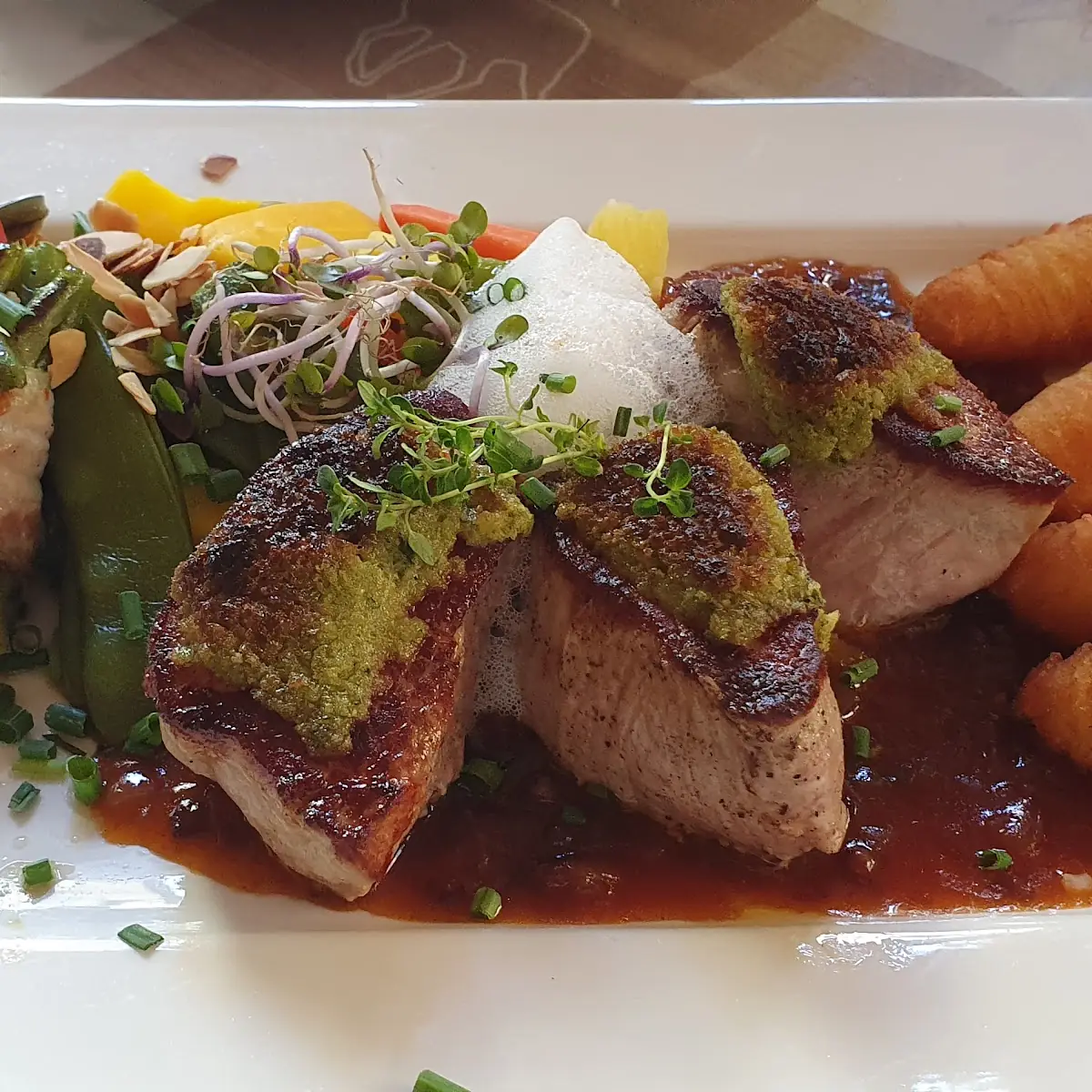Schweinefilte