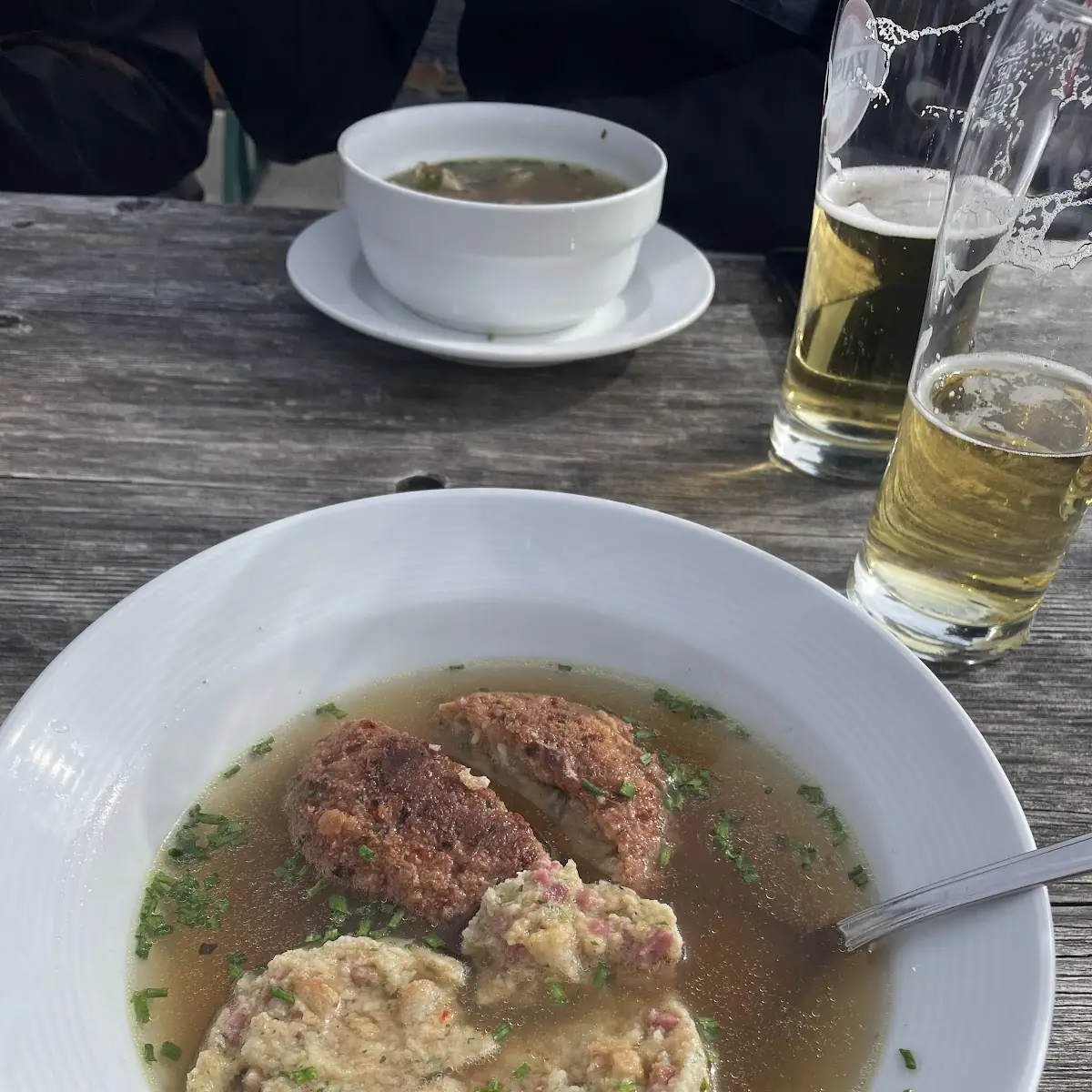 Speckknödelsuppe